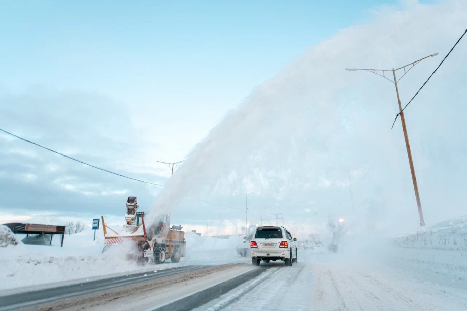 Петропавловск-Камчатский оживает после снегопада (фоторепортаж). Фото: Саша Русский, ИА "Камчатка". Фотография 13