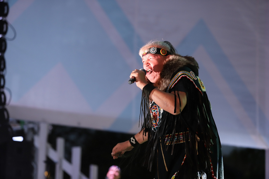 Церемония открытия форума «Экосистема. Заповедный край» на Камчатке. Фоторепортаж. Фото: В. Гуменюк. Фотография 29