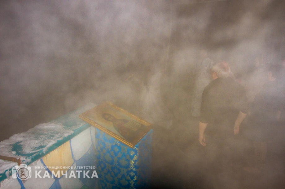 Крещенские купания состоялись в санатории «Жемчужина Камчатки». Фото: ИА «Камчатка»  . Фотография 36