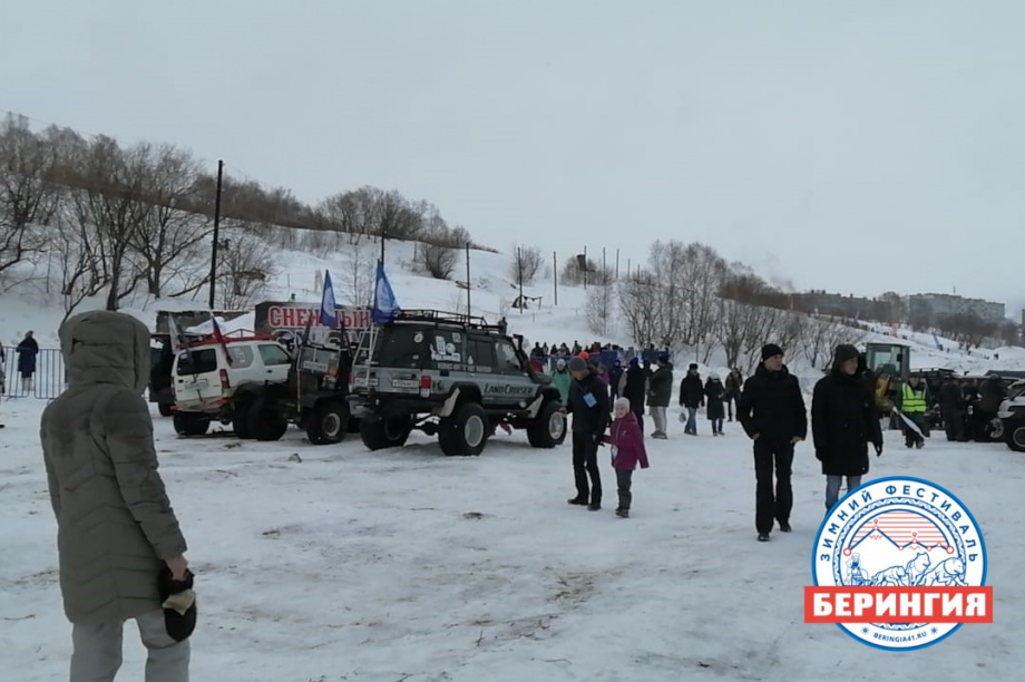 Семнадцать экипажей поборются за победу в джип-спринте на «Снежном пути». Фото: Лейсан Латыпова / информационное агентство "Камчатка". Фотография 1