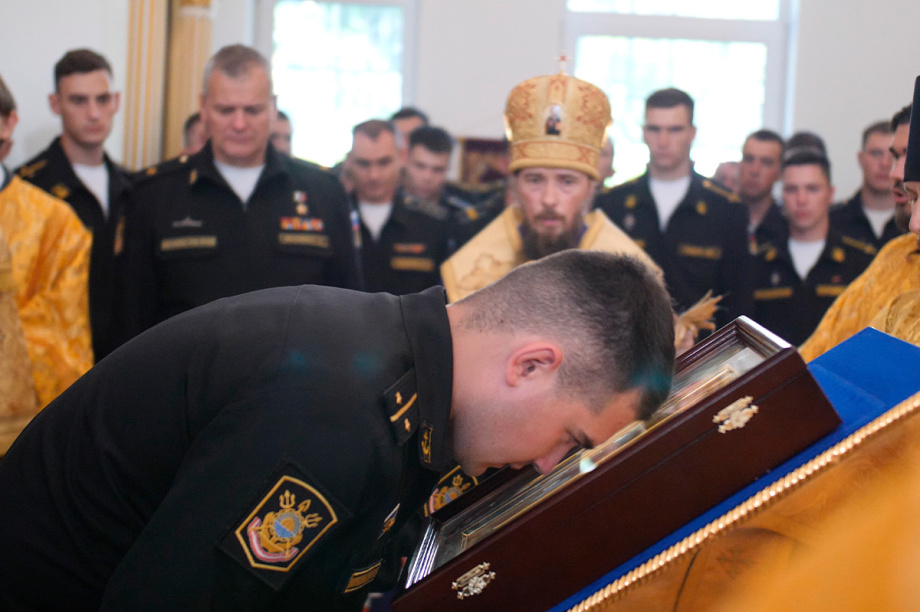 Военнослужащие ТОФ на Камчатке поклонились православной святыне . Фото: пресс-служба Тихоокеанского флота. Фотография 6