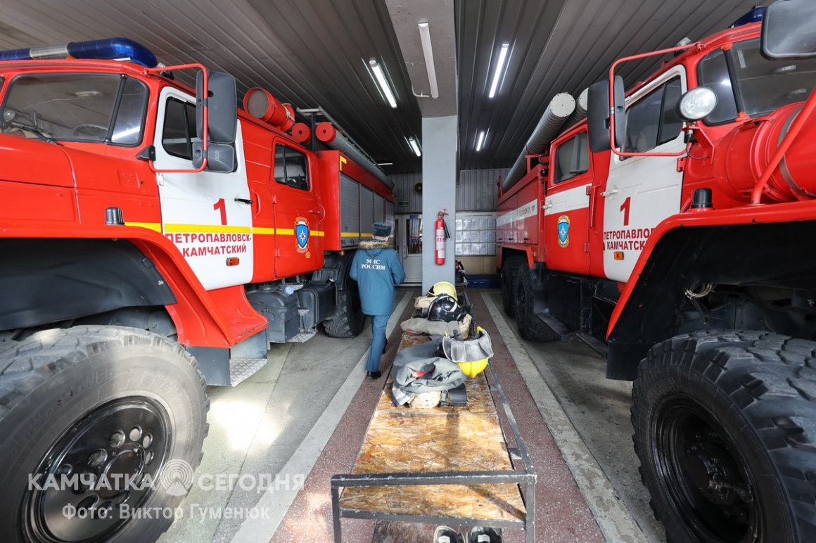 День пожарной охраны в пожарной части № 1 Петропавловска-Камчатского.  Фоторепортаж – ИА Камчатка