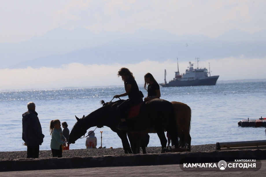 Авачинская бухта в преддверии Дня ВМФ. Фото: Виктор Гуменюк / информационное агентство "Камчатка". Фотография 10