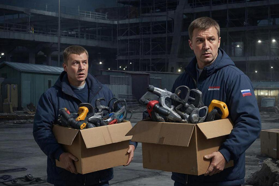 Сибиряки на стройке аэропорта на Камчатке наворовали инструментов на полмиллиона. Фото: ИИ