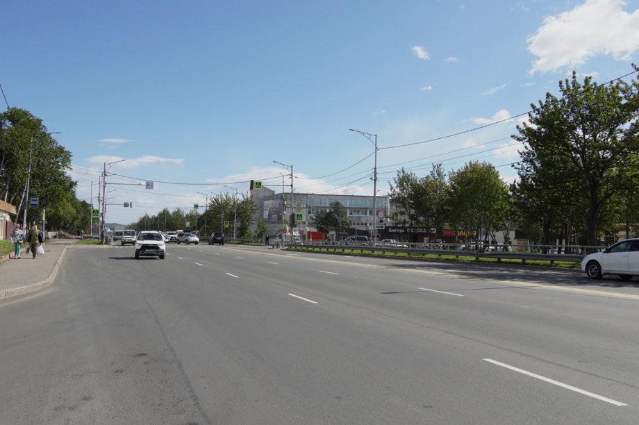 В Петропавловске-Камчатском завершили ремонт дороги на участке с 8 по 10 км. Фото: Администрация Петропавловск-Камчатского ГО. Фотография 3