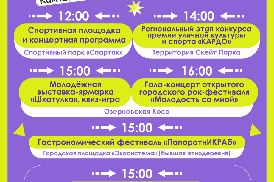 Камчатка отметит День края в день Молодежи. . Фотография 2
