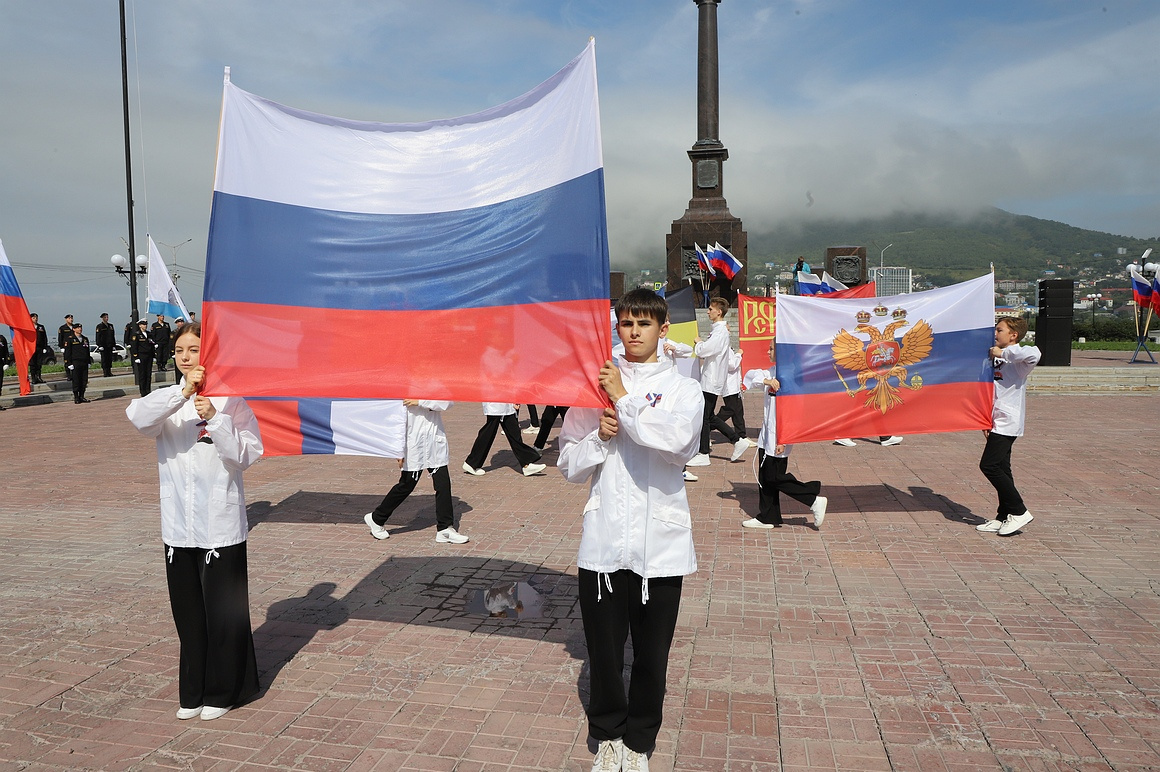 День флага отметили на Камчатке. Фоторепортаж. Фото: Виктор Гуменюк/ ИА "Камчатка". Фотография 32