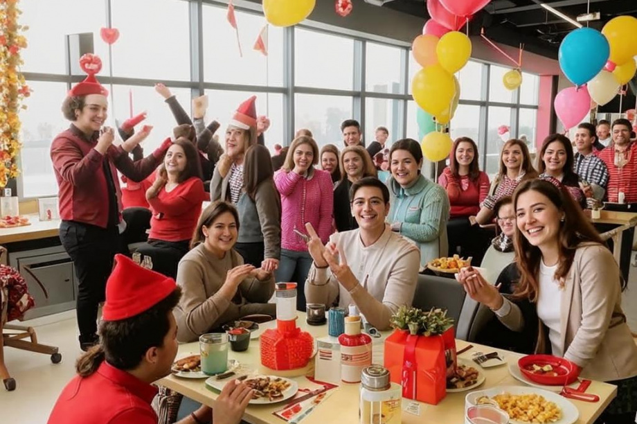 Камчатские женщины, в отличие от работодателей, не поскупились поздравить коллег с 23 февраля. Фото: ИИ