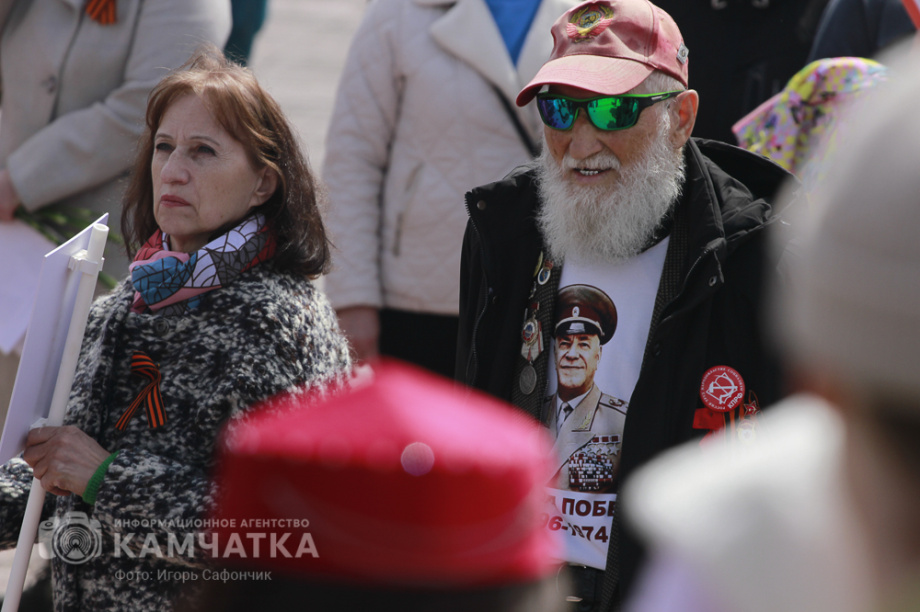 «Бессмертный полк» прошел по Петропавловску-Камчатскому. Фото: ИА "Камчатка". Фотография 62