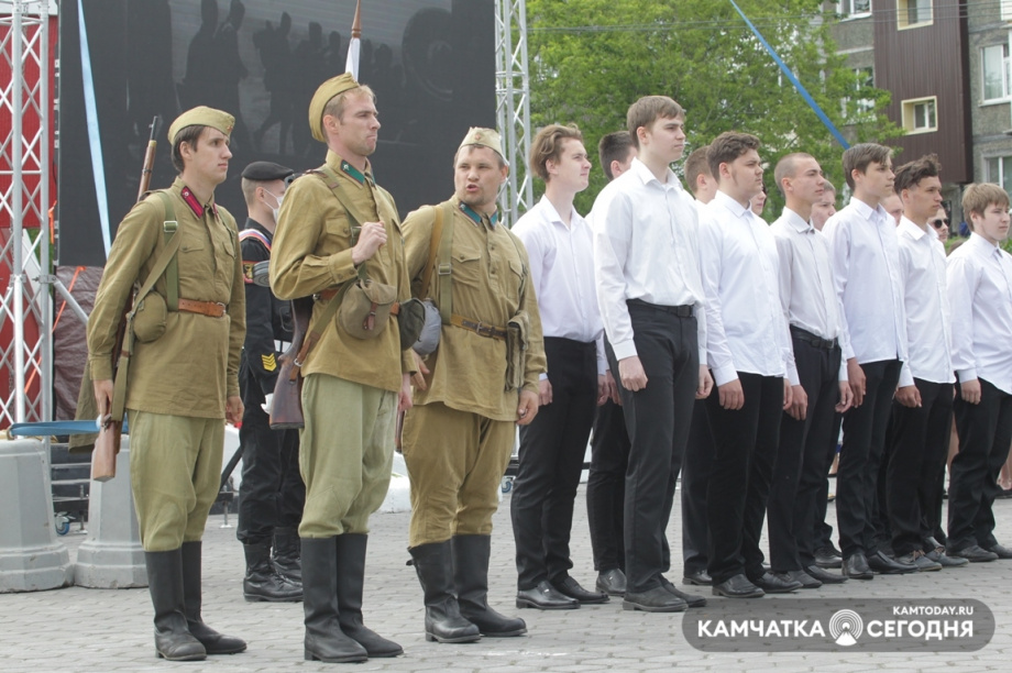 День памяти и скорби. Фото: Виктор Гуменюк / информационное агентство "Камчатка". Фотография 46