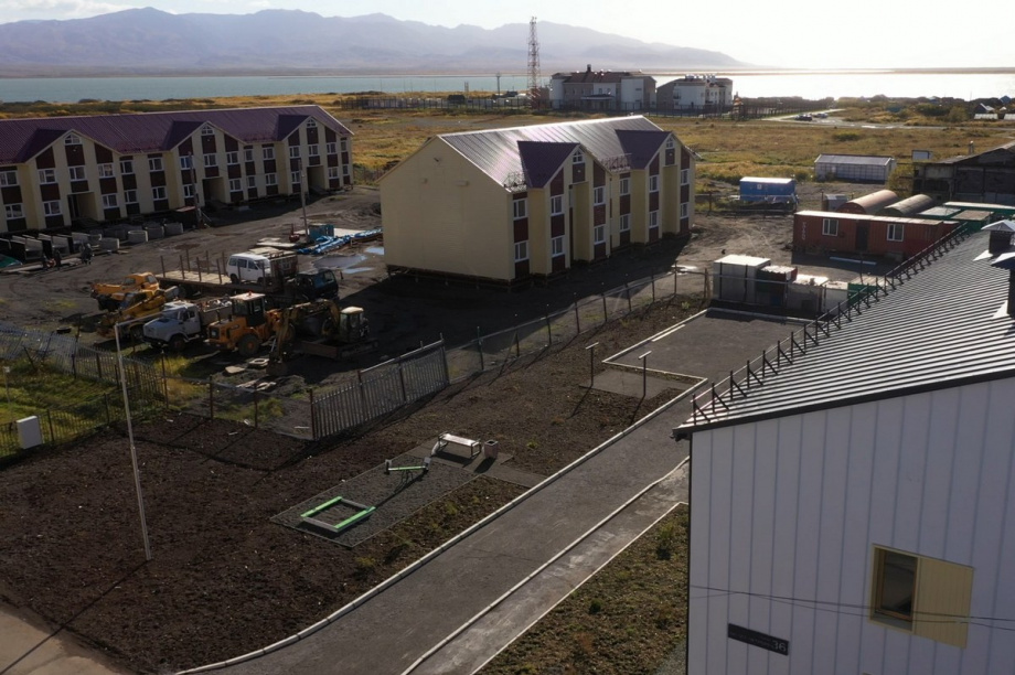 Рабочие приступили к внутренней отделке в строящихся домах в Усть-Камчатском районе. Фото: kamgov.ru. Фотография 5