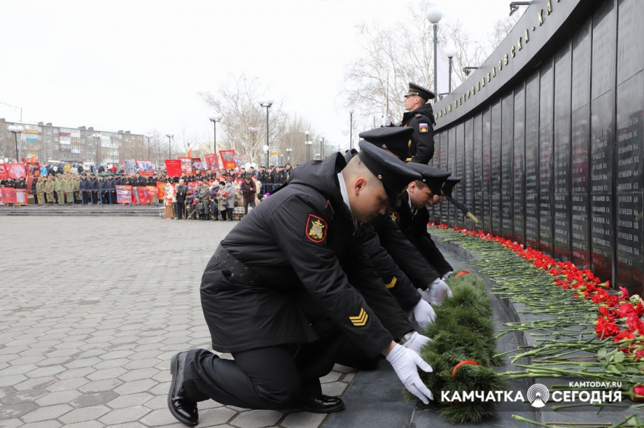 Памятные мероприятия в Парке Победы. Фото: Виктор Гуменюк. Фотография 68