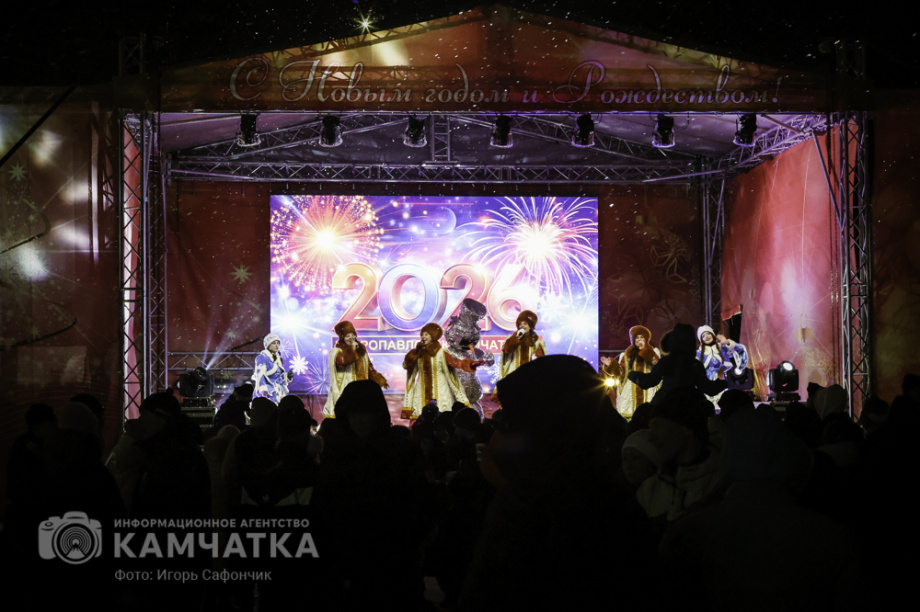 Новогодняя ночь в Петропавловске-Камчатском (фоторепортаж). . Фотография 78