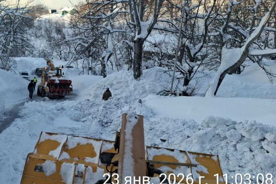 В мэрии разъяснили, по какому принципу Петропавловск-Камчатский расчищают от снега . Фото: ПКГО официальные новости. Фотография 8