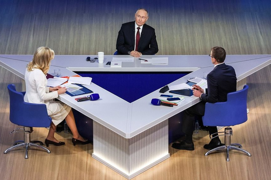 Путин заявил о рекордном росте российской экономики и снижении безработицы. Фото: kremlin.ru