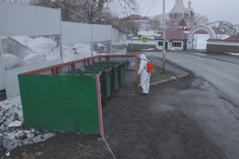 Крысам не рады: контейнерные площадки в Петропавловске-Камчатском обработали ядом. kamgov.ru. Фотография 2