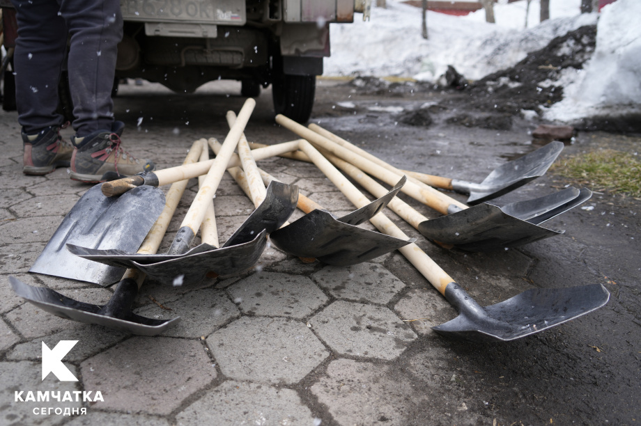 Четвёртый весенний субботник прошёл в Петропавловске-Камчатском. ИА Камчатка. Фотография 3