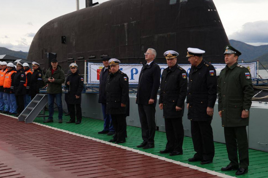 Камчатка встретила два атомных ракетных крейсера!. Фото: телеграм-канал Владимира Солодова. Фотография 2