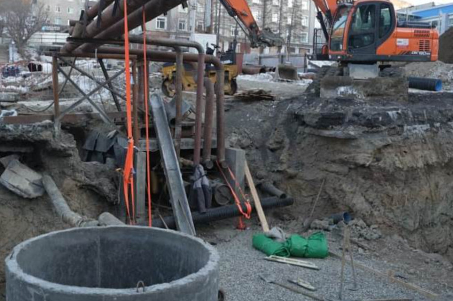 В Петропавловске-Камчатском продолжается масштабное обновление систем водоснабжения и канализации. Фото: Камчатский водоканал. Фотография 1