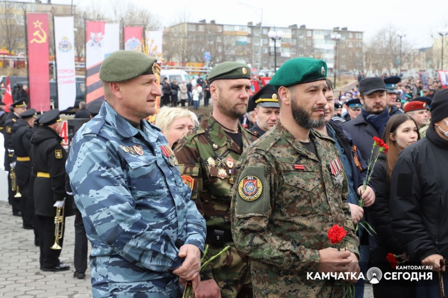 Памятные мероприятия в Парке Победы. Фото: Виктор Гуменюк. Фотография 90
