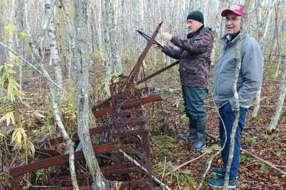 В Соболевском районе нашли «останки» сельхозмашин из прошлого. Фото: ТГ-канал Андрея Воровского. Фотография 3