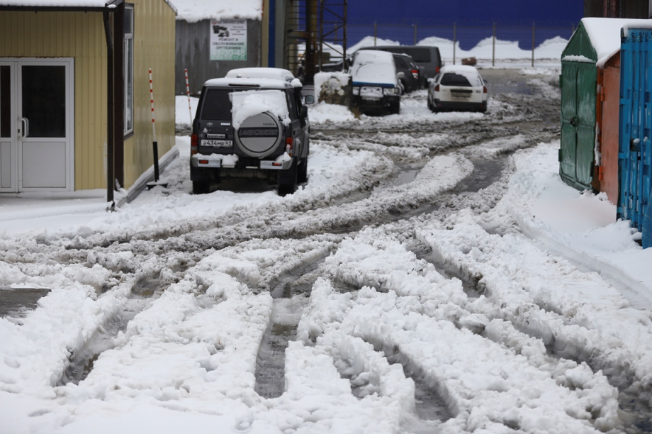 Апрельский снег. Фото: Виктор Гуменюк / информационное агентство "Камчатка". Фотография 25