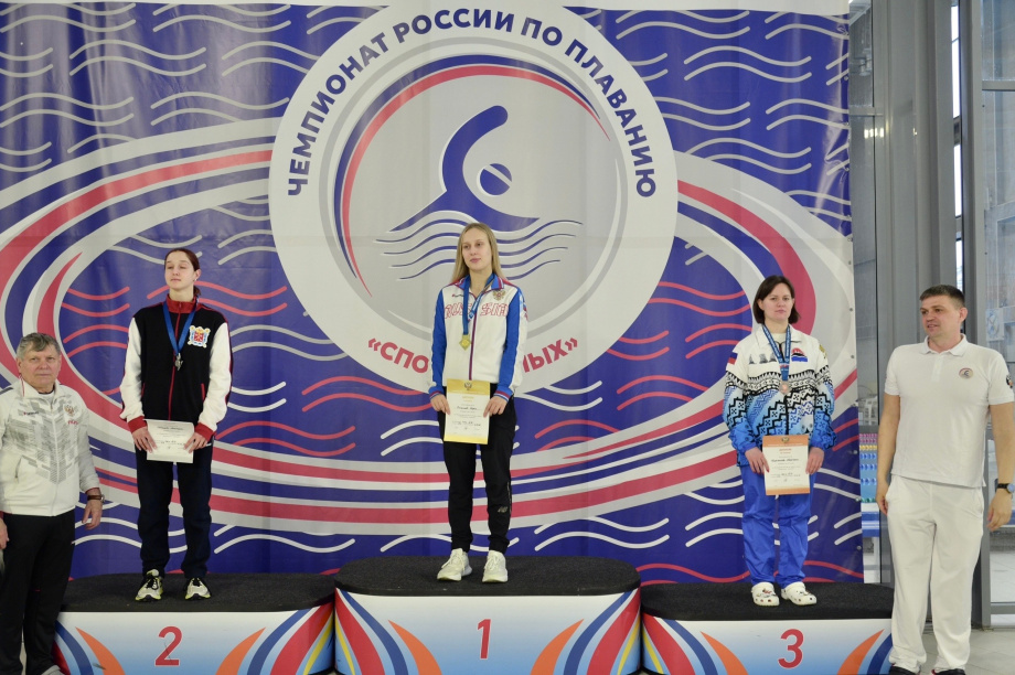 Камчатская пловчиха Анастасия Широченкова завоевала бронзу на чемпионате России. Фото: Министерство спорта Камчатского края