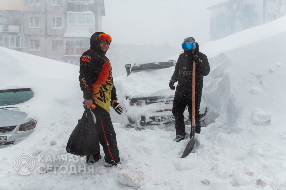 Белая стихия Камчатки (фоторепортаж). Фото: ИА «Камчатка». Фотография 36