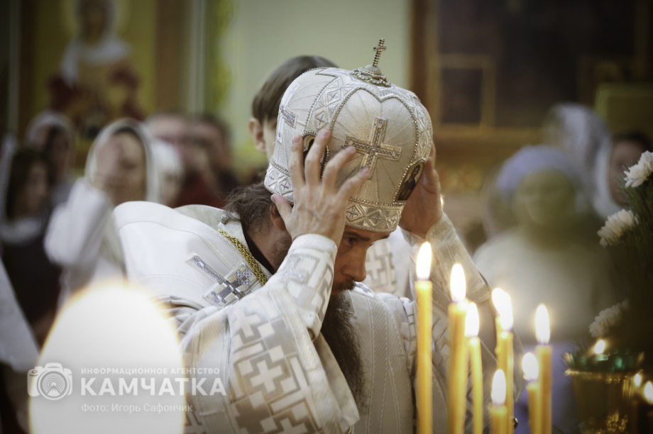 Рождественская служба в соборе Святой Троицы на Камчатке (фоторепортаж). Фото: «Камчатка Сегодня» \ Игорь Сафончик. Фотография 53