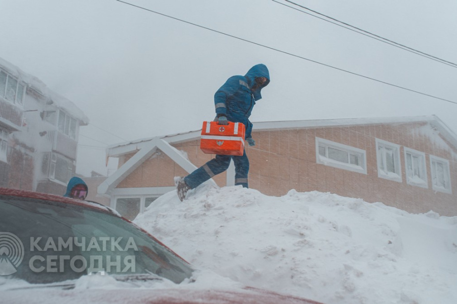 Белая стихия Камчатки (фоторепортаж). Фото: ИА «Камчатка». Фотография 18