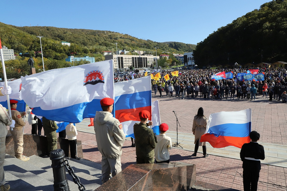 Всероссийская акция «Своих не бросаем» прошла в Петропавловске-Камчатском. Фоторепортаж. Фото: Виктор Гуменюк\ИА "Камчатка". Фотография 8