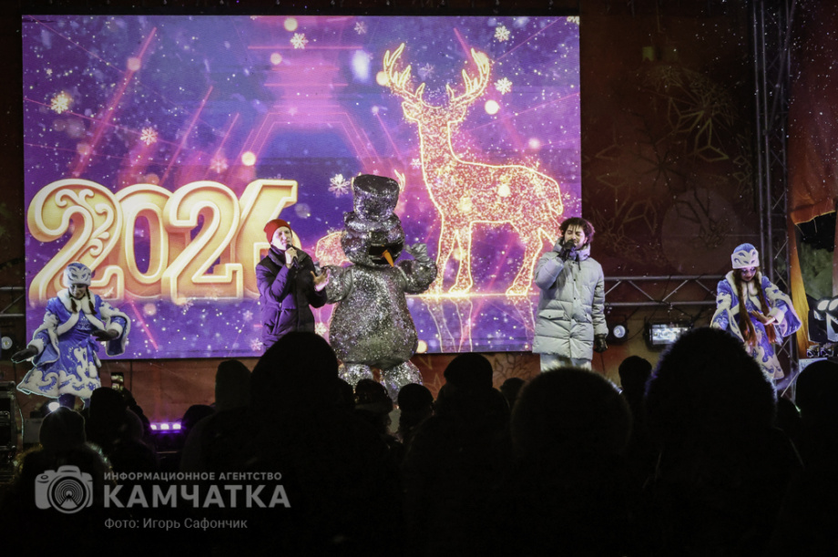 Новогодняя ночь в Петропавловске-Камчатском (фоторепортаж). . Фотография 75