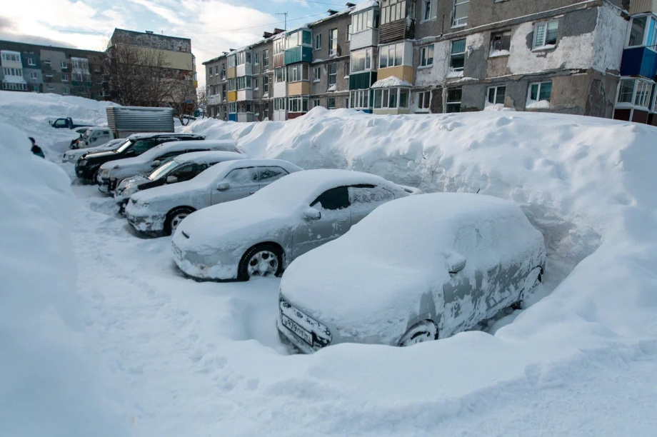 Петропавловск-Камчатский оживает после снегопада (фоторепортаж). Фото: Саша Русский, ИА "Камчатка". Фотография 18