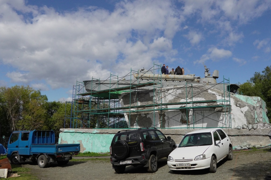 В Петропавловске-Камчатском начали реставрацию памятника «Торпедный катер». Фото: Администрация Петропавловск-Камчатского ГО. Фотография 6