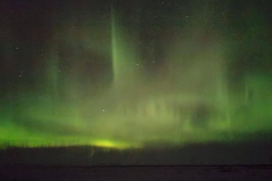 Космическая феерия в небе над севером Камчатки. Фото: тг. Камчатский Север. Фотография 2