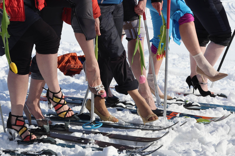 Лыжный поход в честь 8 Марта от турклуба «Медведь». Фото: «Камчатка Сегодня» \ Игорь Сафончик. Фотография 34