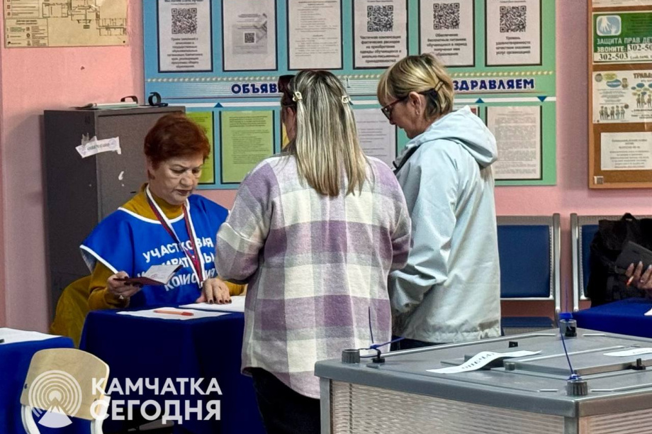 Явка на выборах губернатора Камчатки составила 6,68% к 10:00 первого дня голосования (Фоторепортаж). Фото: ИА "Камчатка", избирательная комиссия Камчатского края. Фотография 20