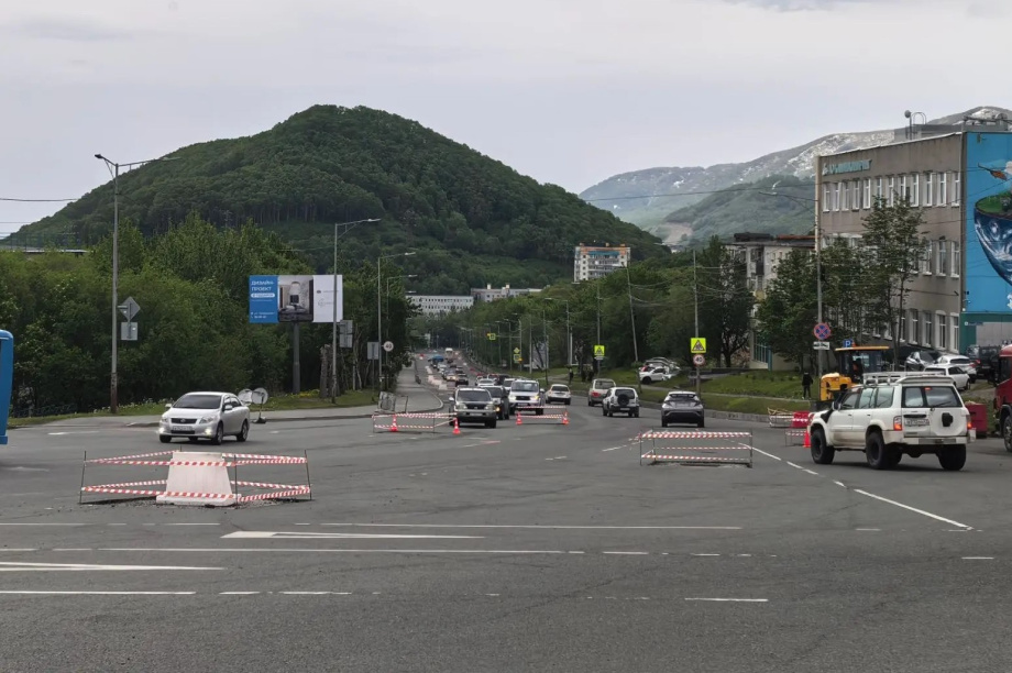 В Петропавловске-Камчатском идет комплексный ремонт дорог. ПКГО. Фотография 6
