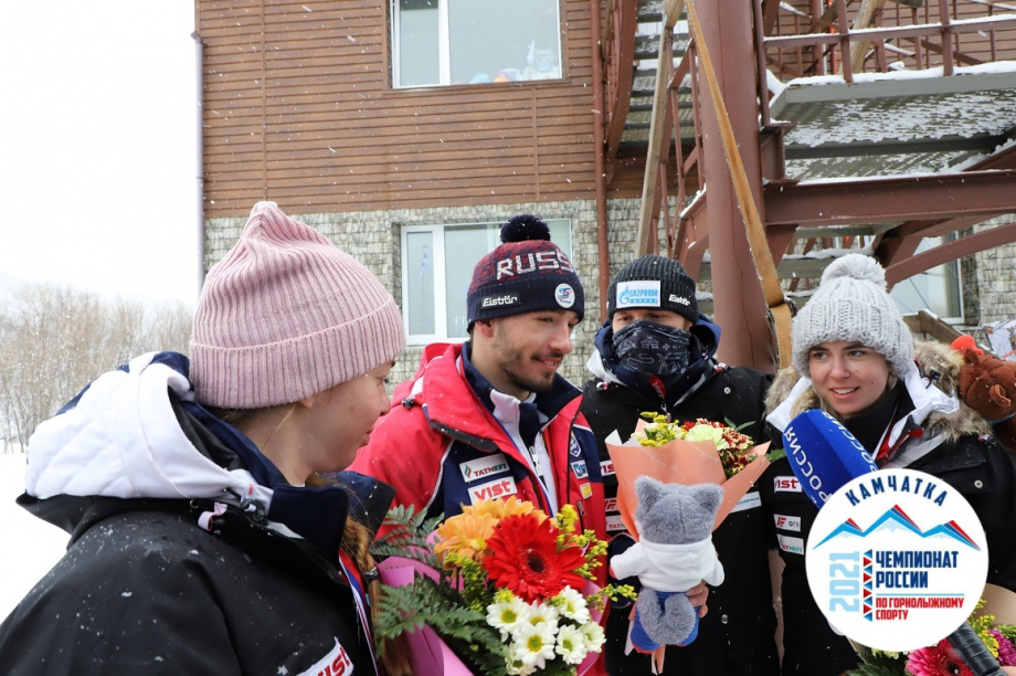 Камчатские горнолыжники победили в командном зачёте чемпионата России. Фото: Виктор Гуменюк. Фотография 15