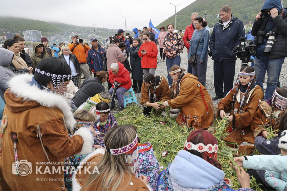Национальный обрядовый праздник КМНС Камчатки провели по корякским и ительменским традициям. Фото: ИА «Камчатка»\Виктор Гуменюк. Фотография 25