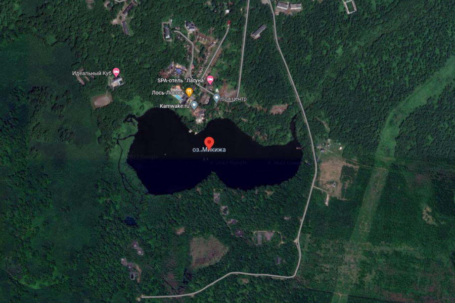 Фудкорты, лодочная станция и лавочки появятся на территории озера Микижа на Камчатке. Фото: Карты