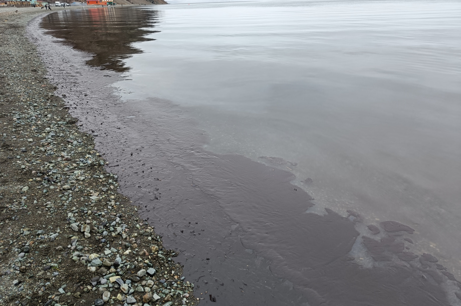 Пятно на воде в Авачинской бухте растянулось на полкилометра – МЧС. Фото: ИА "Камчатка". Фотография 7
