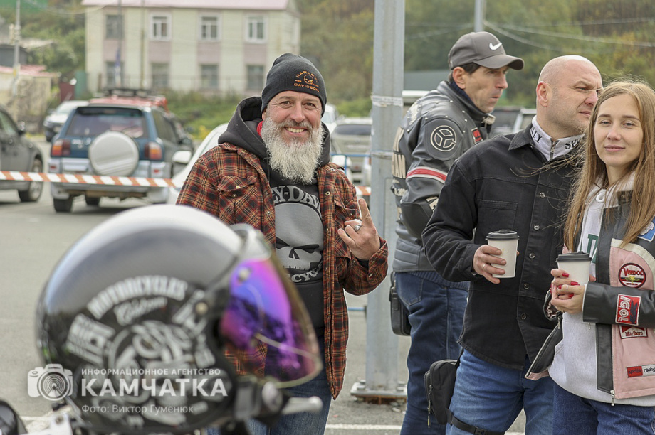 Камчатские байкеры завершили мотосезон 2024 года (фоторепортаж). Фото: ИА «Камчатка» . Фотография 18